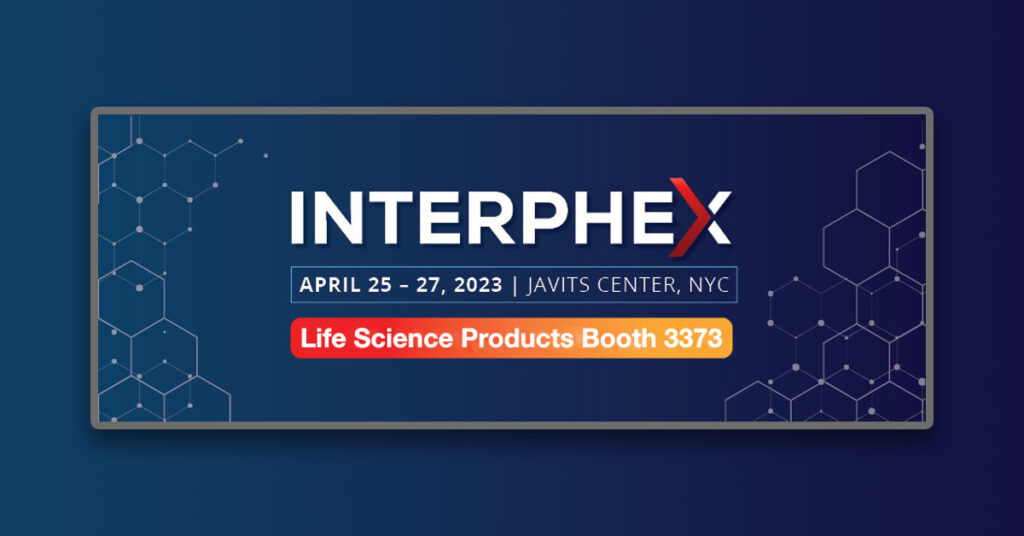 Interphex 2023 Life Science Products Booth 3373